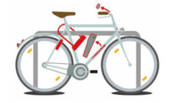 6- Správne uzamknutie bicykla