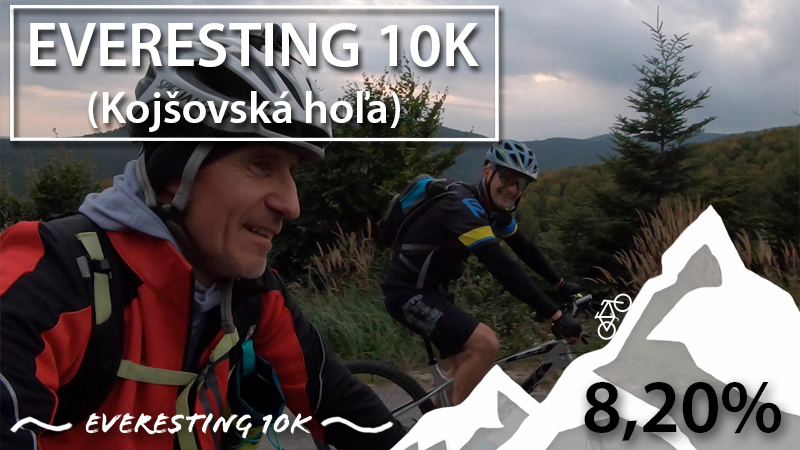 Cyklo výzva Everesting 10K - Karol Nickler, Ivo Vydra